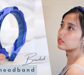 How to Make a Braided Headband Out of Silk Fabric & Ribbon