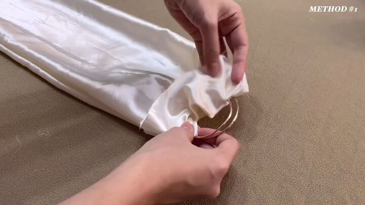 how to make an easy diy o ring top you can wear 6 different ways, Attaching the O rings to the crop top