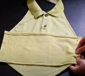 how to make a halter top out of a polo shirt 2 different ways, Easy DIY halter top