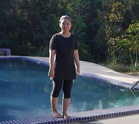 How to Make a Swim Dress Out of an Oversized Water Sports T-Shirt
