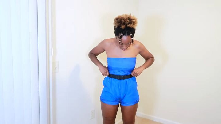 how to make an easy diy two piece short set out of old sweatpants, DIY two piece short set