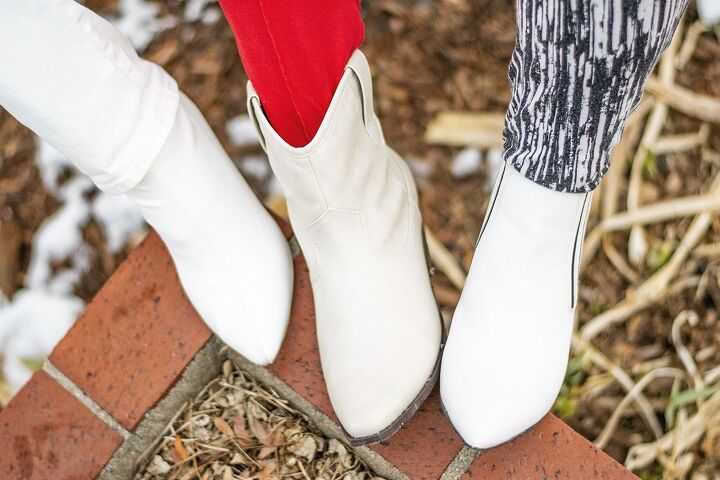 how to style white boots for a modern look a tip to clean them