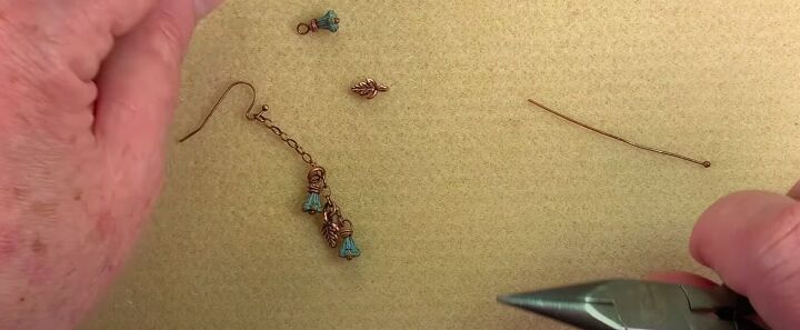 how to make dangle earrings with adorable bellflower oak leaf beads, What do I need to make dangle earrings