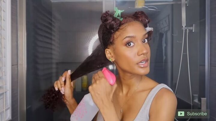 how to get volume in natural hair 12 effective tips tricks, Spraying hair with water