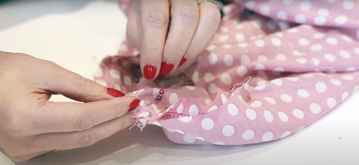 sewing on a sleeve this beginner tutorial shows you how step by step, Pinning the sleeve