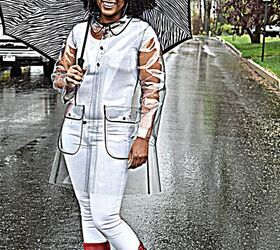 rain rain don t go away because i have this awesome diy raincoat