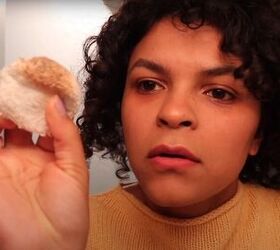 how to make reusable diy facial rounds out of old towels flannels, Using the DIY facial rounds