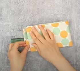how to sew super easy diy reusable grocery bags, How to fold a reusable grocery bag