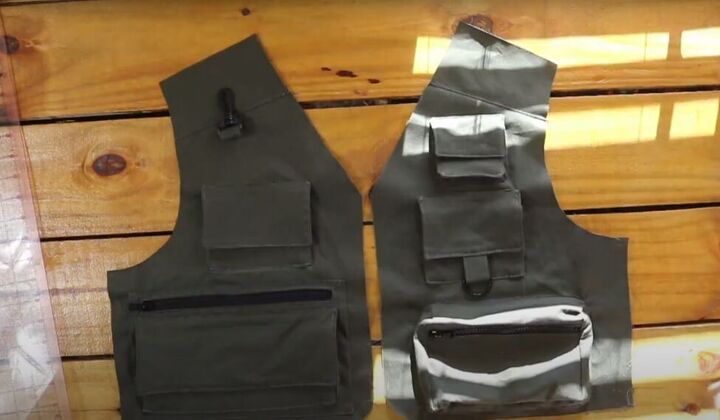 how to make a utility vest with multiple pockets, Making a DIY utility vest