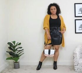 7 black booties outfits how to wear different styles of ankle boots, Styling black booties with shorts