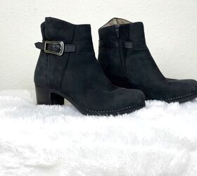 7 black booties outfits how to wear different styles of ankle boots, Black boho booties