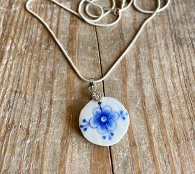 How to Create a One of a Kind Ceramic Pendant From Your Old Plates!