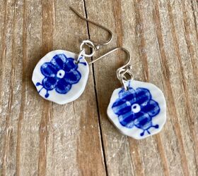 How to Create a Pair of Original Ceramic Earrings From an Old Tea Cup!