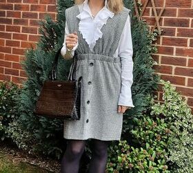 pinafore dresses styling ideas, Classic chic