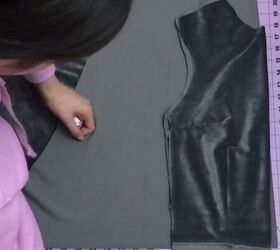 how to make a velvet dress from scratch without a pattern, How to make a velvet dress