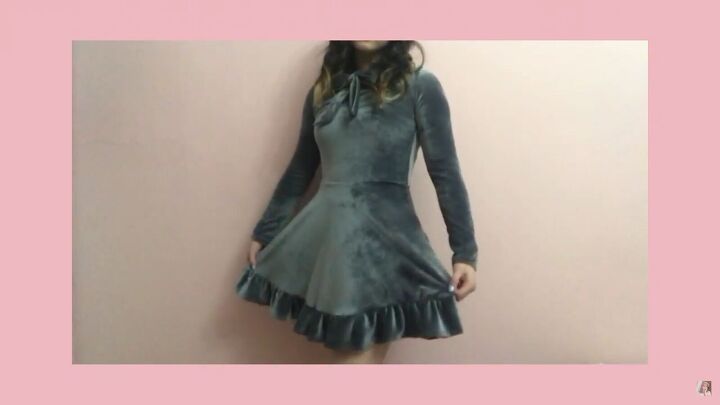 how to make a velvet dress from scratch without a pattern, DIY velvet Valfre Alicia dress
