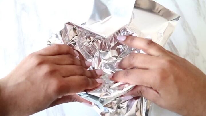 how do you clean gold plated jewelry try this simple home solution, Lining a bowl with aluminum foil