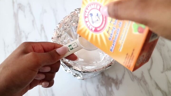 how do you clean gold plated jewelry try this simple home solution, Adding salt and baking soda to the mixture