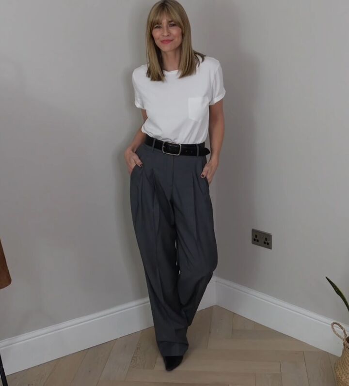 11 key items to include in your spring capsule wardrobe checklist, Tailored pants to include in a spring capsule wardrobe for 2022