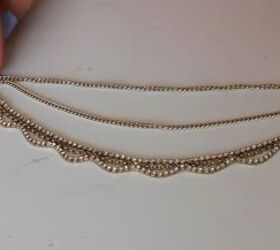 how to make gorgeous diy hair jewelry out of old chain necklaces, How to make hair chain jewelry