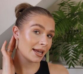 how to create a glowy bronze makeup look for spring summer, Glowy bronze makeup look