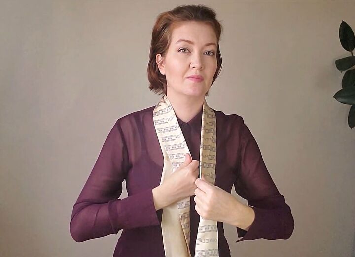 scarf with dress shirt Scarf tutorial