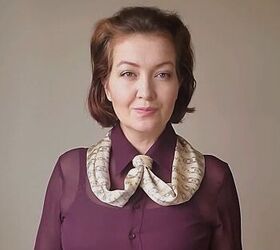 How to Wear a Silk Scarf With a Shirt 3 Unique Looks for the Office