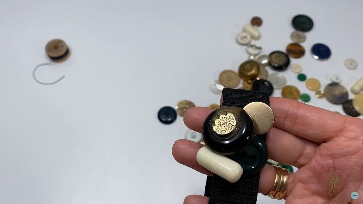 got a stash of buttons at home try out this button bracelet tutorial, Cute buttons for bracelets