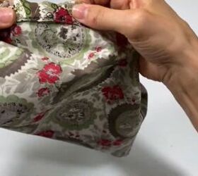 how to make reusable diy shoe covers to keep your house clean, Sewing the opening closed