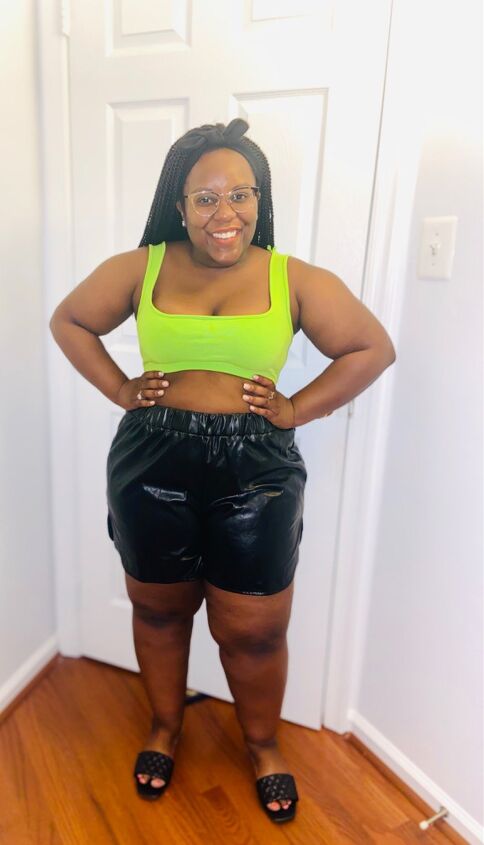 3 ways to wear a lime green crop top