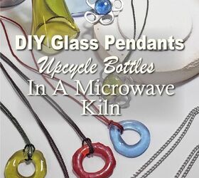 Microwave Kiln Fused Glass Necklace Eyeglass Holder – Upcycle Glass