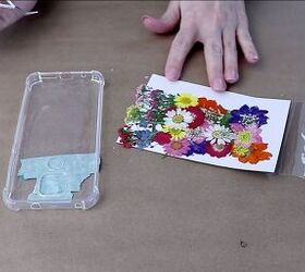 how to easily make a pretty pressed flower phone case for spring, How to make a DIY pressed flower phone case without resin