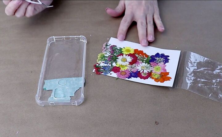 how to easily make a pretty pressed flower phone case for spring, How to make a DIY pressed flower phone case without resin