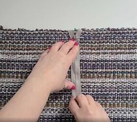 how to make a cute diy tassel skirt out of 2 dollar store rag rugs, How to install a zipper into a skirt