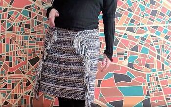 How to Make a Cute DIY Tassel Skirt Out of 2 Dollar Store Rag Rugs