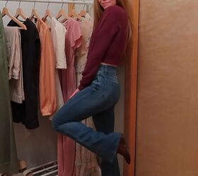 how to style cute outfits with cowboy boots 7 simple everyday looks, Styling jeans over cowboy boots