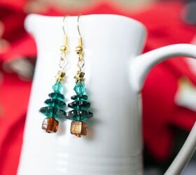 How to Make Christmas Tree Earrings
