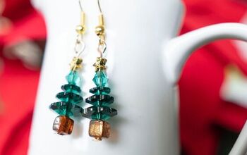 How to Make Christmas Tree Earrings