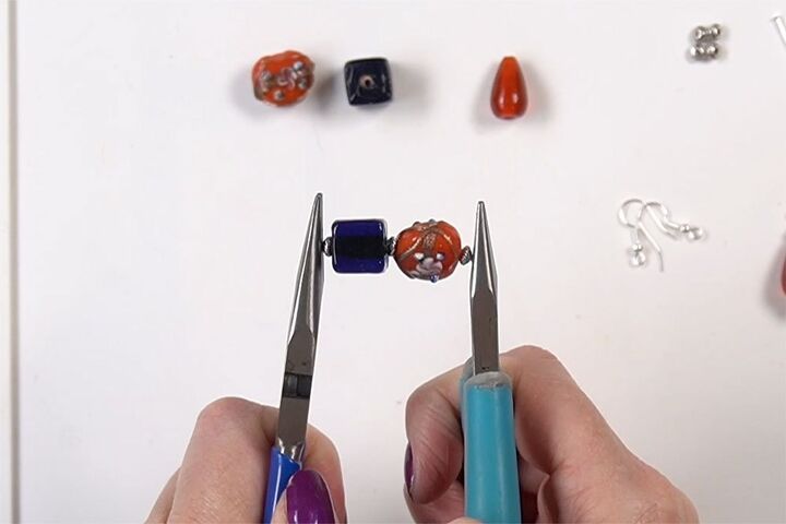 how to make teardrops and hearts earrings