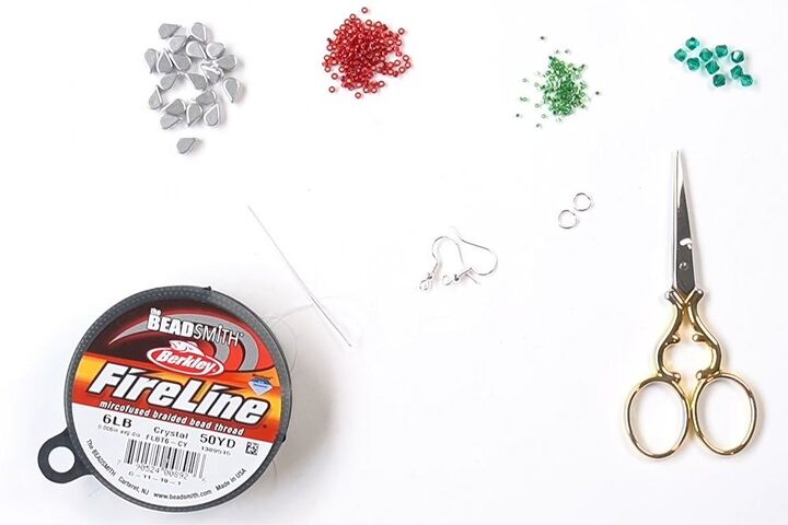how to make christmas star earrings