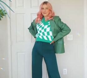 9 fun monochrome outfit ideas for every color of the rainbow, Green monochrome outfit