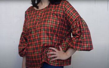 How to Sew a Puff Sleeve Top Step by Step, Using a Free Pattern