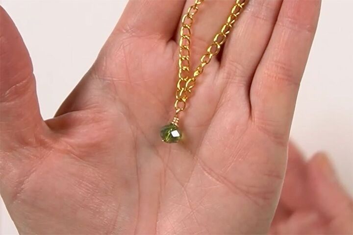 how to make a dainty drop necklace