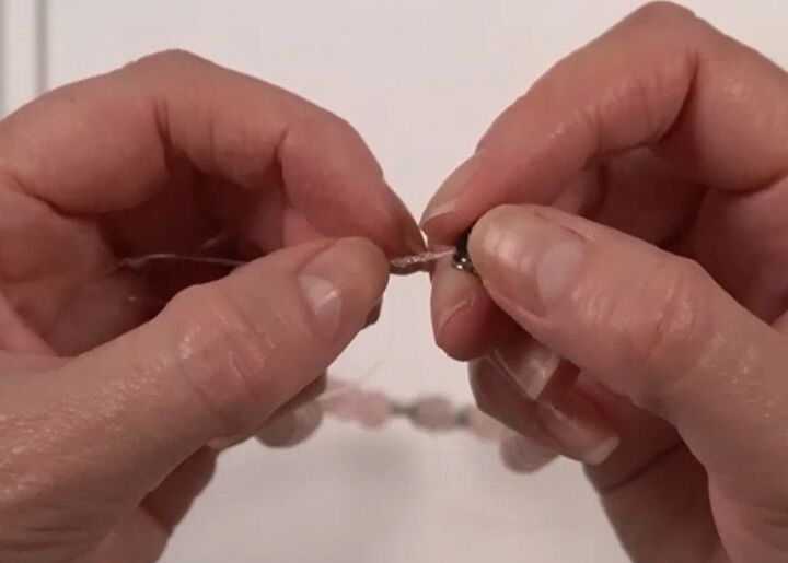 how to make a double strand stretch bracelet