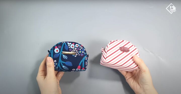how to make a cute diy makeup pouch at home free sewing pattern, DIY makeup pouches