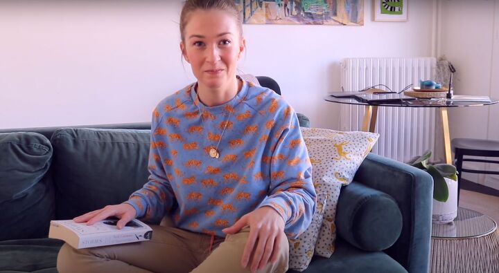 how to make a diy sweatshirt with your own pattern in 6 simple steps, DIY sweatshirt tutorial