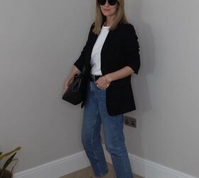 9 effortlessly chic blazer outfits that are versatile easy to wear, Simple blazer and jeans outfit
