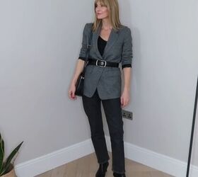 9 effortlessly chic blazer outfits that are versatile easy to wear, Blazer with belt outfit