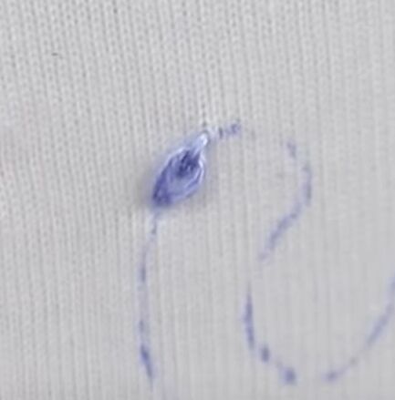 how to embroider a custom t shirt using 4 easy embroidery stitches, Heavy chain stitch