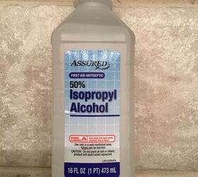 Pour rubbing alcohol into a squirt bottle — you'll be pleasantly surprised